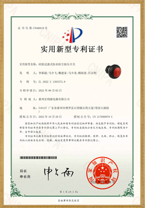 PB12實用新型專利開關