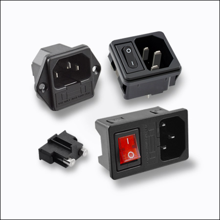 IEC帶保險(xiǎn)絲電源插座 C14